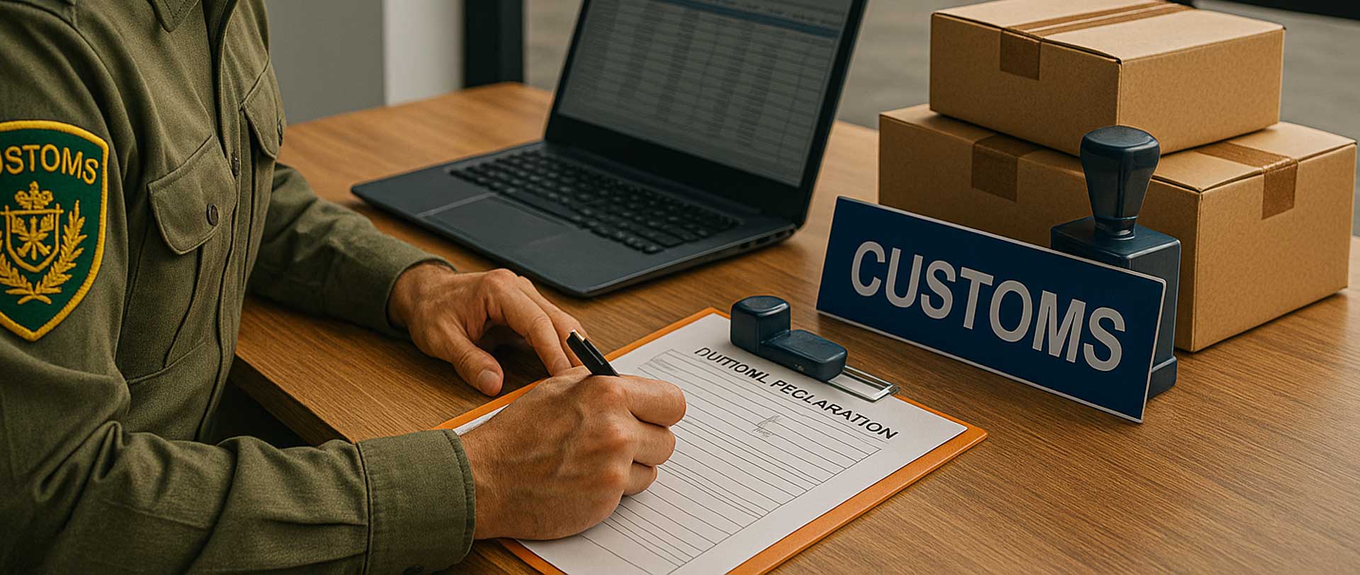 Customs Clearance Banner